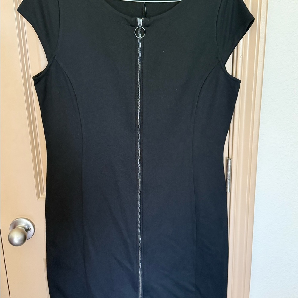 The Limited Black Dress with Zip Detail